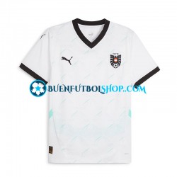 Camiseta de Fútbol Austria Euro 2024 Segunda Equipación Manga Corta Hombre