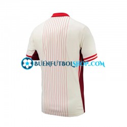 Camiseta de Fútbol Canadá Copa America 2024 Segunda Equipación Manga Corta Hombre