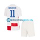 Camiseta de Fútbol Croacia Marcelo Brozovic 11 Euro 2024 Primera Equipación Manga Corta Niño