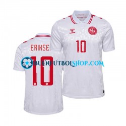 Camiseta de Fútbol Dinamarca Eriksen 10 Euro 2024 Segunda Equipación Manga Corta Hombre Camiseta de Fútbol Dinamarca Eriksen 10 Euro 2024 Segunda Equipación Manga Corta Hombre