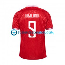 Camiseta de Fútbol Dinamarca Hojlund 9 Euro 2024 Primera Equipación Manga Corta Hombre Camiseta de Fútbol Dinamarca Hojlund 9 Euro 2024 Primera Equipación Manga Corta Hombre
