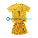 Camiseta de Fútbol Francia Portero Hugo Lloris 1 Euro 2024 Primera Equipación Amarillo Manga Corta Niño