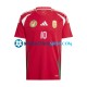 Camiseta de Fútbol Hungría Dominik Szoboszlai 10 Euro 2024 Primera Equipación Rojo Manga Corta Hombre