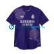 Camiseta de Fútbol Real Madrid Jude Bellingham 5 Y-3 2023-2024 Cuarta Equipación Púrpura Manga Corta Hombre