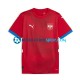 Camiseta de Fútbol Serbia Euro 2024 Primera Equipación Rojo Manga Corta Hombre