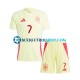 Camiseta de Fútbol España Alvaro Morata 7 Euro 2024 Segunda Equipación Manga Corta Niño