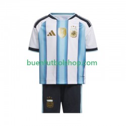 Camiseta de Fútbol Argentina World Cup 2026 Primera Equipación Manga Corta Niño