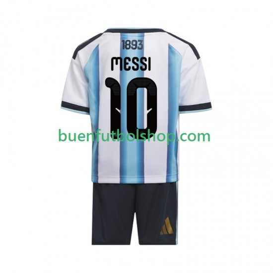 Camiseta de Fútbol Argentina Lionel Messi 10 World Cup 2026 Primera Equipación Manga Corta Niño