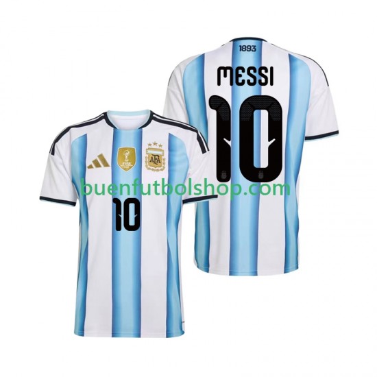 Camiseta de Fútbol Argentina Lionel Messi 10 World Cup 2026 Primera Equipación Manga Corta Hombre