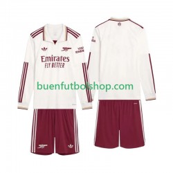 Camiseta de Fútbol Arsenal 2025-2026 Tercera Equipación Manga Larga Niño