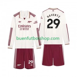 Camiseta de Fútbol Arsenal Havertz 29 2025-2026 Tercera Equipación Manga Larga Niño Camiseta de Fútbol Arsenal Havertz 29 2025-2026 Tercera Equipación Manga Larga Niño