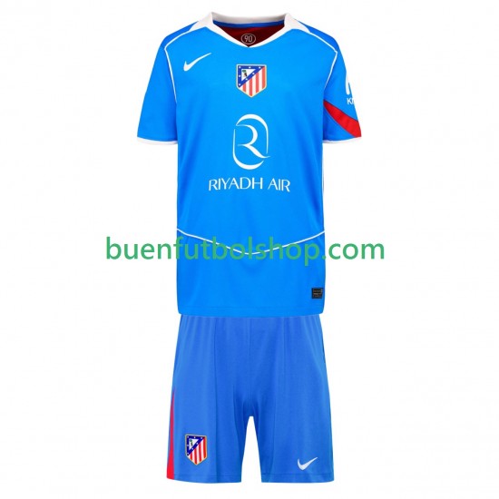 Camiseta de Fútbol Atlético Madrid 2025-2026 Tercera Equipación Manga Corta Niño Camiseta de Fútbol Atlético Madrid 2025-2026 Tercera Equipación Manga Corta Niño