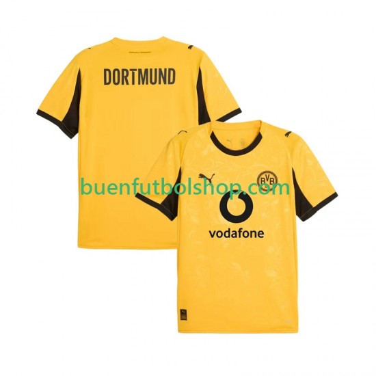 Camiseta de Fútbol Borussia Dortmund Cup 2025-2026 Primera Equipación Manga Corta Hombre Camiseta de Fútbol Borussia Dortmund Cup 2025-2026 Primera Equipación Manga Corta Hombre