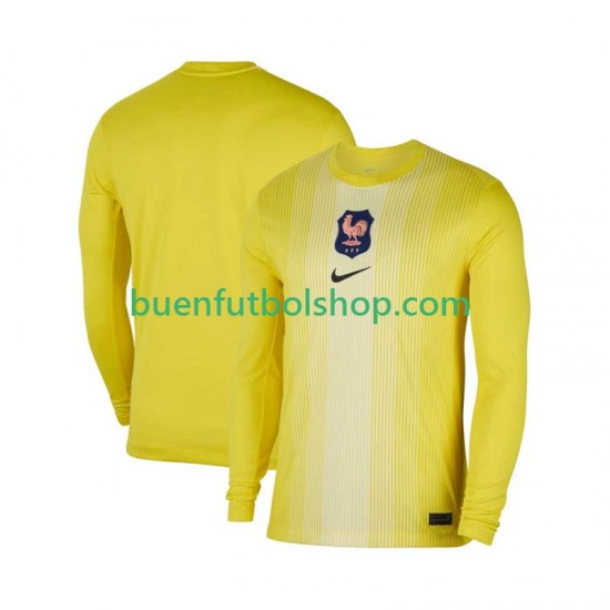 Camiseta de Fútbol Francia Portero 2025 Primera Equipación Manga Larga Hombre