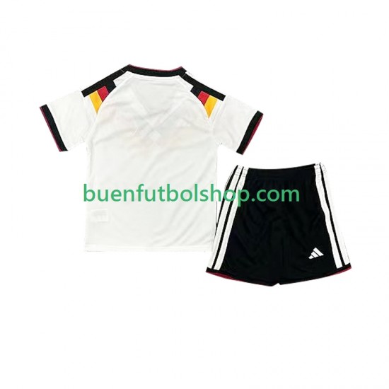 Camiseta de Fútbol Alemania World Cup 2026 Primera Equipación Manga Corta Niño
