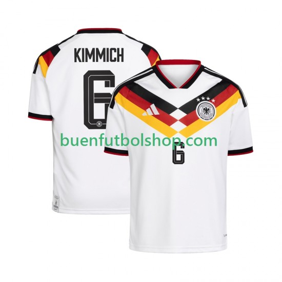 Camiseta de Fútbol Alemania Joshua Kimmich 6 World Cup 2026 Primera Equipación Manga Corta Hombre