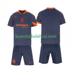 Camiseta de Fútbol Inter Milan 2025-2026 Tercera Equipación Manga Corta Niño