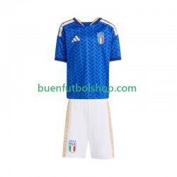 Camiseta de Fútbol Italia World Cup 2026 Primera Equipación Manga Corta Niño