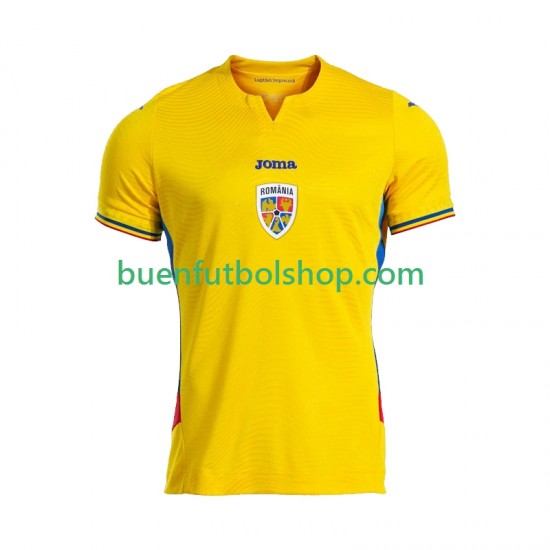 Camiseta de Fútbol Rumania 2025 Primera Equipación Manga Corta Hombre