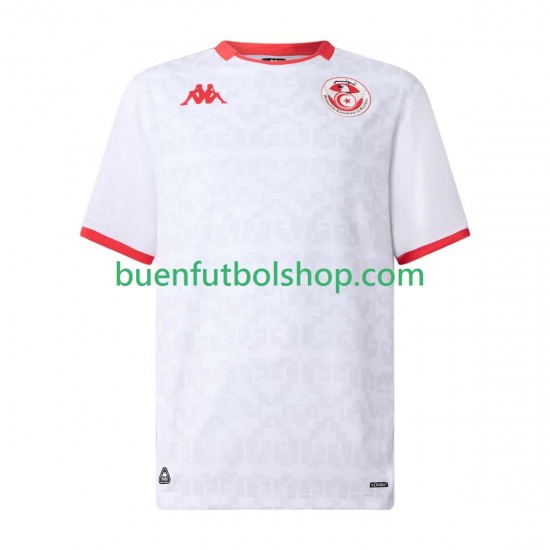 Camiseta de Fútbol Túnez 2025 Segunda Equipación Manga Corta Hombre