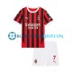 Camiseta de Fútbol AC Milan Alvaro Morata 7 2024-2025 Primera Equipación Manga Corta Niño