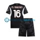 Camiseta de Fútbol AC Milan Portero Mike Maignan 16 2024-2025 Primera Equipación Negro Manga Corta Niño