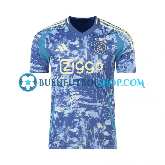 Camiseta de Fútbol AFC Ajax 2024-2025 Segunda Equipación Manga Corta Hombre