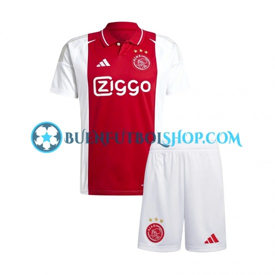 Camiseta de Fútbol AFC Ajax 2024-2025 Primera Equipación Manga Corta Niño