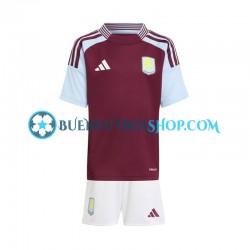 Camiseta de Fútbol Aston Villa 2024-2025 Primera Equipación Manga Corta Niño Camiseta de Fútbol Aston Villa 2024-2025 Primera Equipación Manga Corta Niño