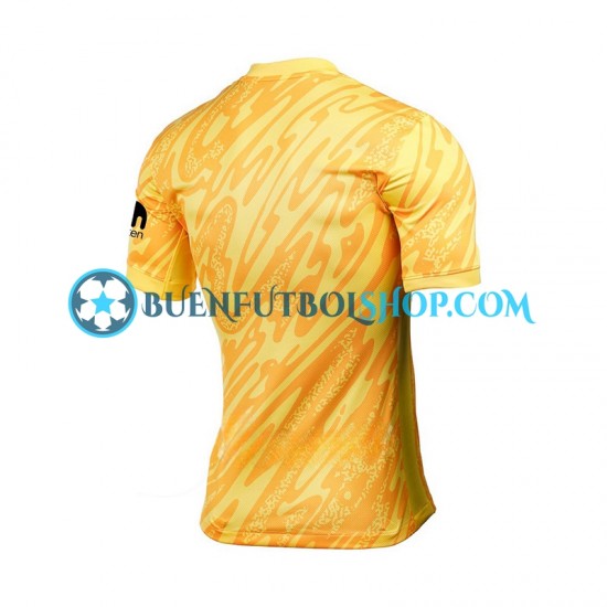 Camiseta de Fútbol Atlético Madrid Portero 2024-2025 Tercera Equipación Manga Corta Hombre