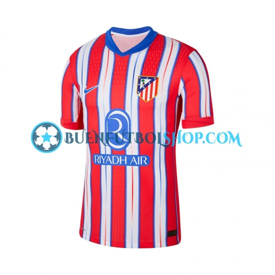 Camiseta de Fútbol Atlético Madrid 2024-2025 Primera Equipación Manga Corta Hombre