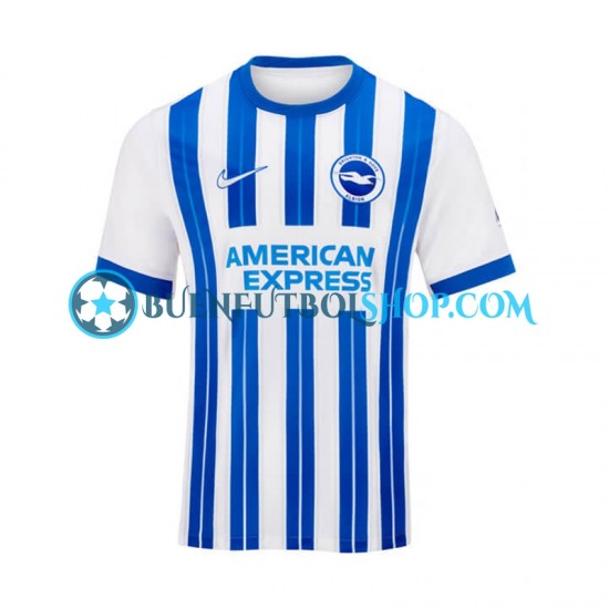 Camiseta de Fútbol Brighton Hove Albion 2024-2025 Primera Equipación Manga Corta Hombre