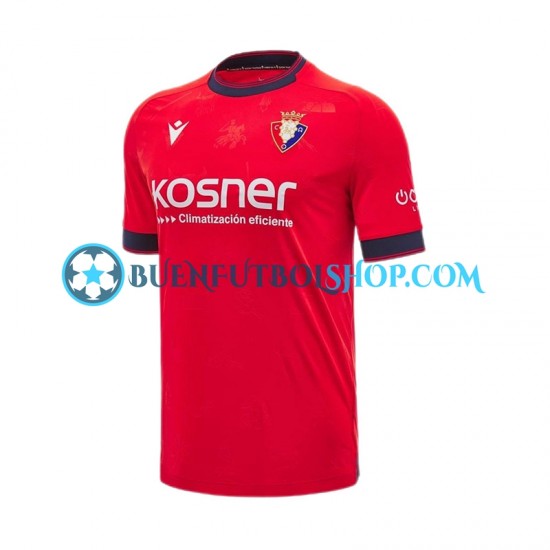 Camiseta de Fútbol CA Osasuna 2024-2025 Primera Equipación Manga Corta Hombre