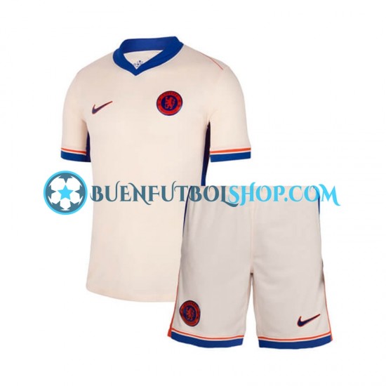 Camiseta de Fútbol Chelsea 2024-2025 Segunda Equipación Manga Corta Niño