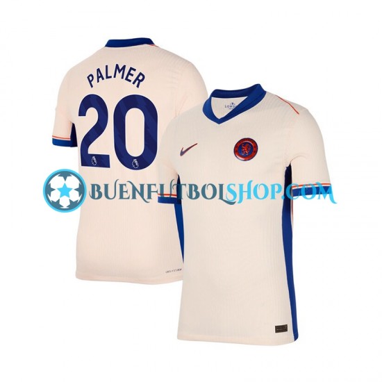 Camiseta de Fútbol Chelsea Cole Palmer 20 2024-2025 Segunda Equipación Manga Corta Hombre