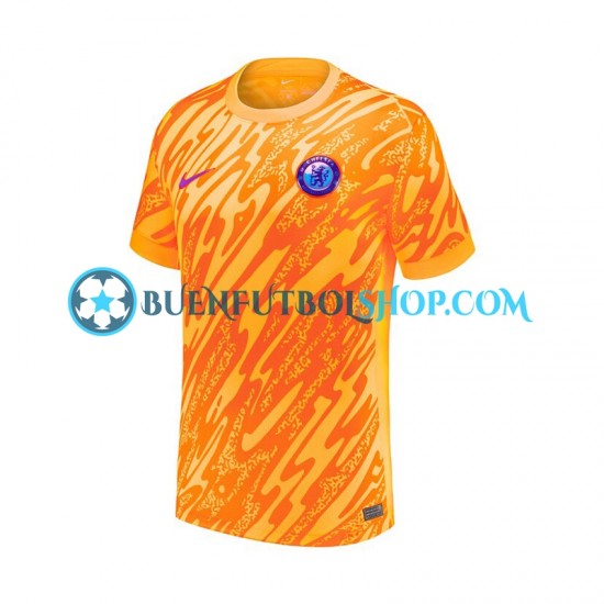 Camiseta de Fútbol Chelsea Portero 2024-2025 Primera Equipación Manga Corta Hombre