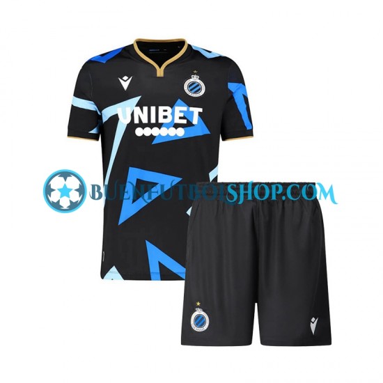 Camiseta de Fútbol Club Brugge 2023-2024 Cuarta Equipación Manga Corta Niño