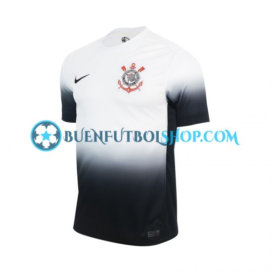 Camiseta de Fútbol Corinthians 2024-2025 Primera Equipación Manga Corta Hombre