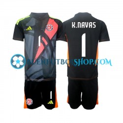 Camiseta de Fútbol Costa Rica Portero Keylor Navas 1 2024 Tercera Equipación Negro Manga Corta Niño Camiseta de Fútbol Costa Rica Portero Keylor Navas 1 2024 Tercera Equipación Negro Manga Corta Niño