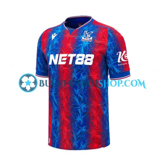 Camiseta de Fútbol Crystal Palace 2024-2025 Primera Equipación Manga Corta Hombre