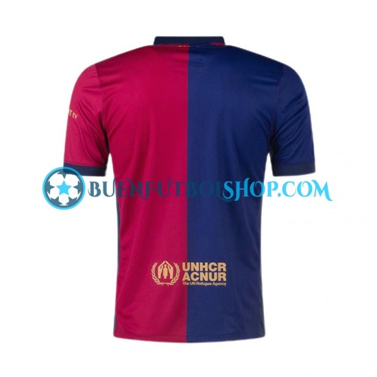 Camiseta de Fútbol FC Barcelona 2024-2025 Primera Equipación Manga Corta Hombre