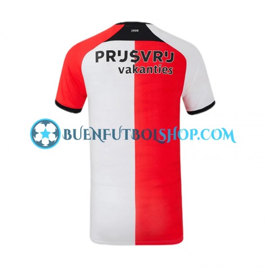 Camiseta de Fútbol Feyenoord Rotterdam 2024-2025 Primera Equipación Manga Corta Hombre