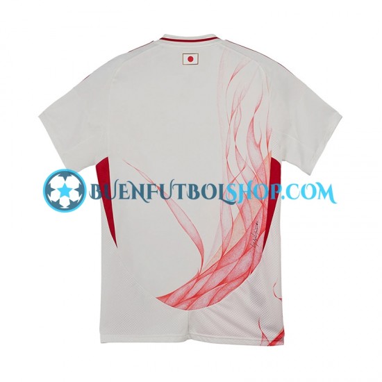 Camiseta de Fútbol Japón 2024 Segunda Equipación Manga Corta Hombre