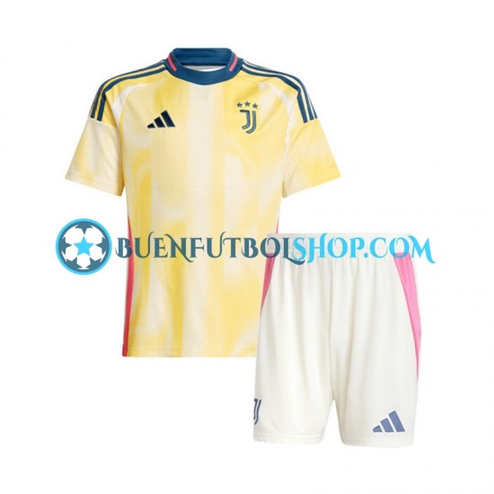 Camiseta de Fútbol Juventus 2024-2025 Segunda Equipación Manga Corta Niño