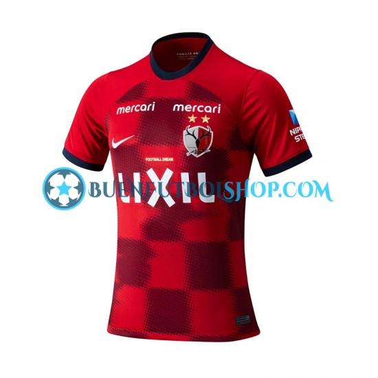 Camiseta de Fútbol Kashima Antlers 2024 Primera Equipación Manga Corta Hombre