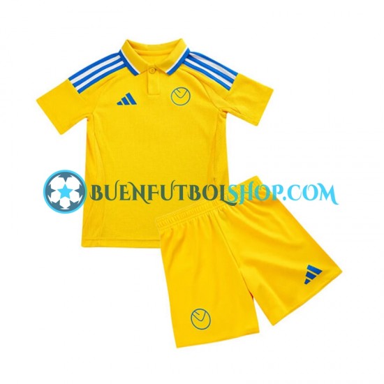 Camiseta de Fútbol Leeds United 2024-2025 Segunda Equipación Manga Corta Niño