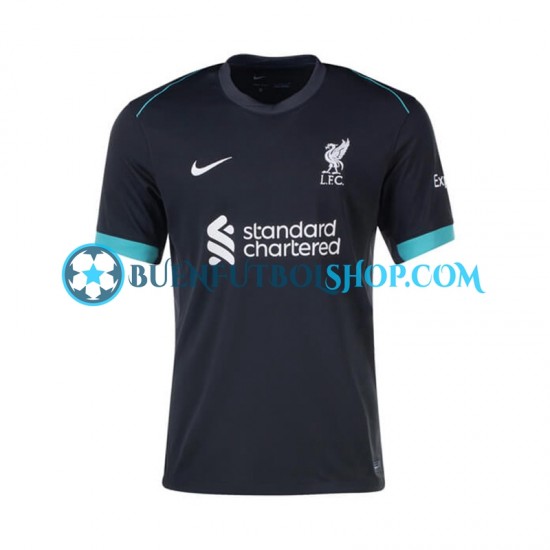 Camiseta de Fútbol Liverpool 2024-2025 Segunda Equipación Manga Corta Hombre