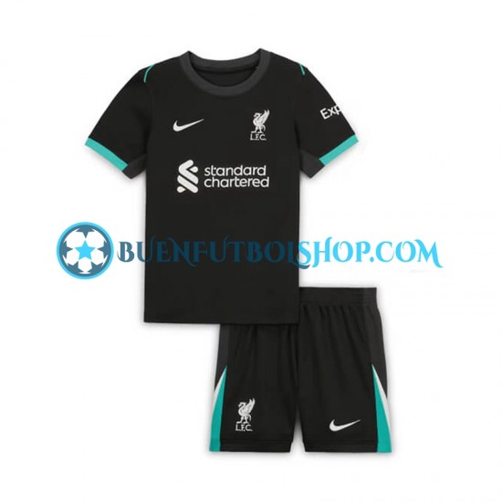 Camiseta de Fútbol Liverpool 2024-2025 Segunda Equipación Manga Corta Niño