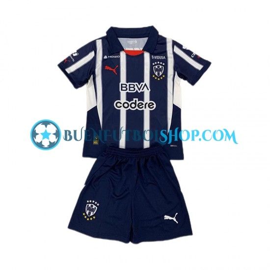 Camiseta de Fútbol Monterrey 2024-2025 Primera Equipación Manga Corta Niño