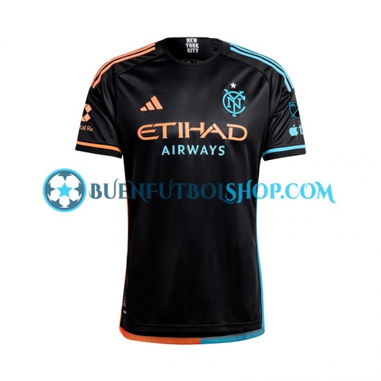 Camiseta de Fútbol New York City FC 2024 Segunda Equipación Manga Corta Hombre